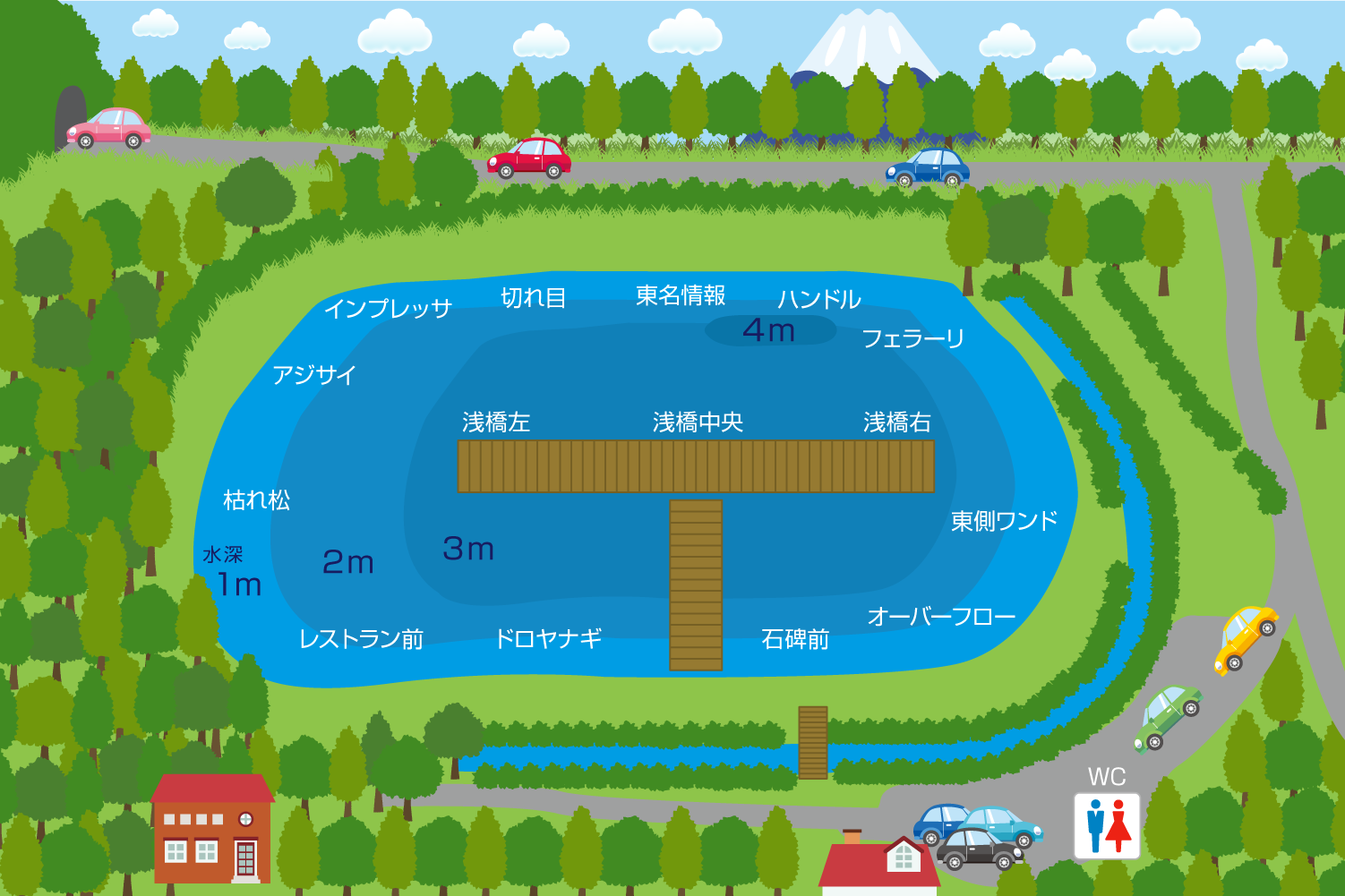 東山湖エリアマップ 東山湖エリアマップ